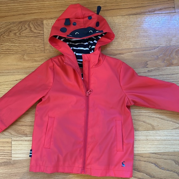Girls Raincoat with ladybug hood - Picture 5 of 6